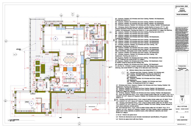 New Home plan with kitchen cabinet customizations