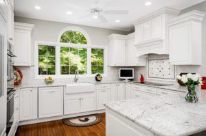 Traditional Kitchen in white