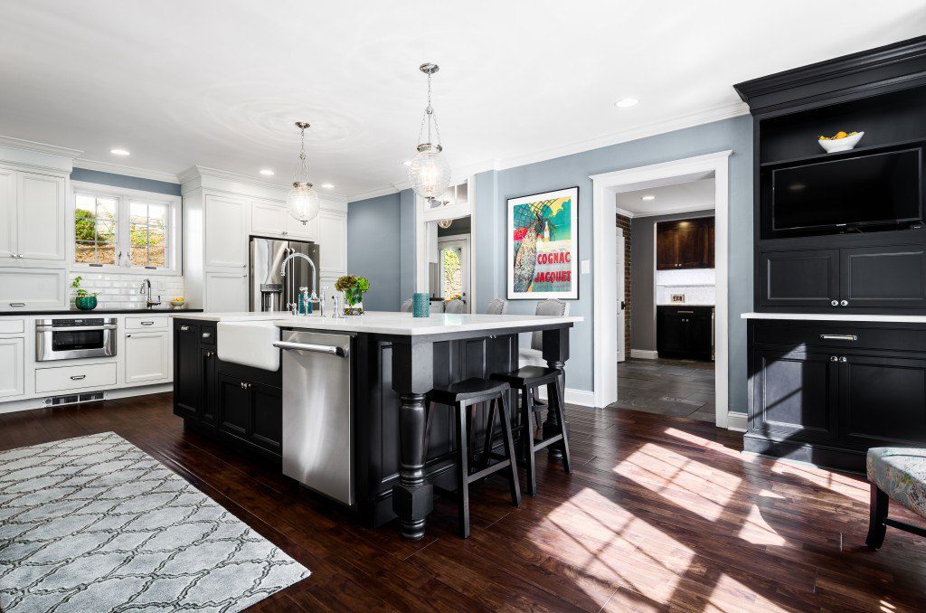 Bishop cabinetry was used in this Award winning kitchen design