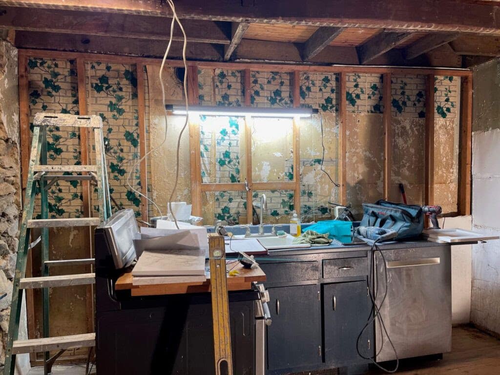 More during photos of kitchen remodel for 200 year old home