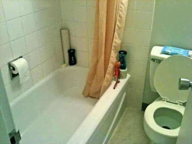 TP holder in shower