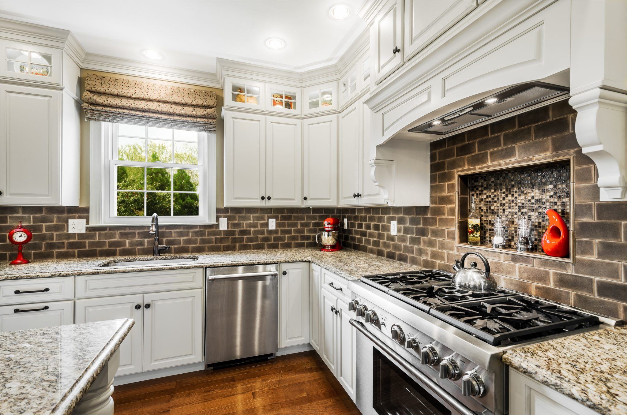 view of range. Kitchen Cabinet Dealers Blog Post