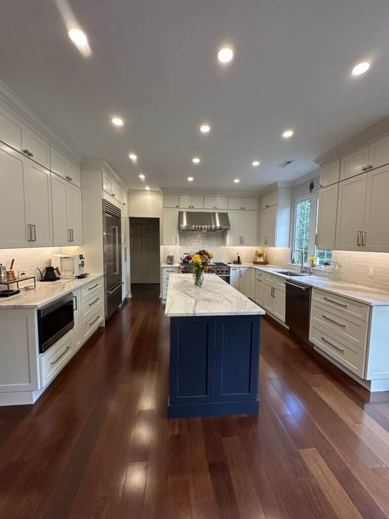 Fabuwood Galaxy two tone kitchen. Located in North Wales PA