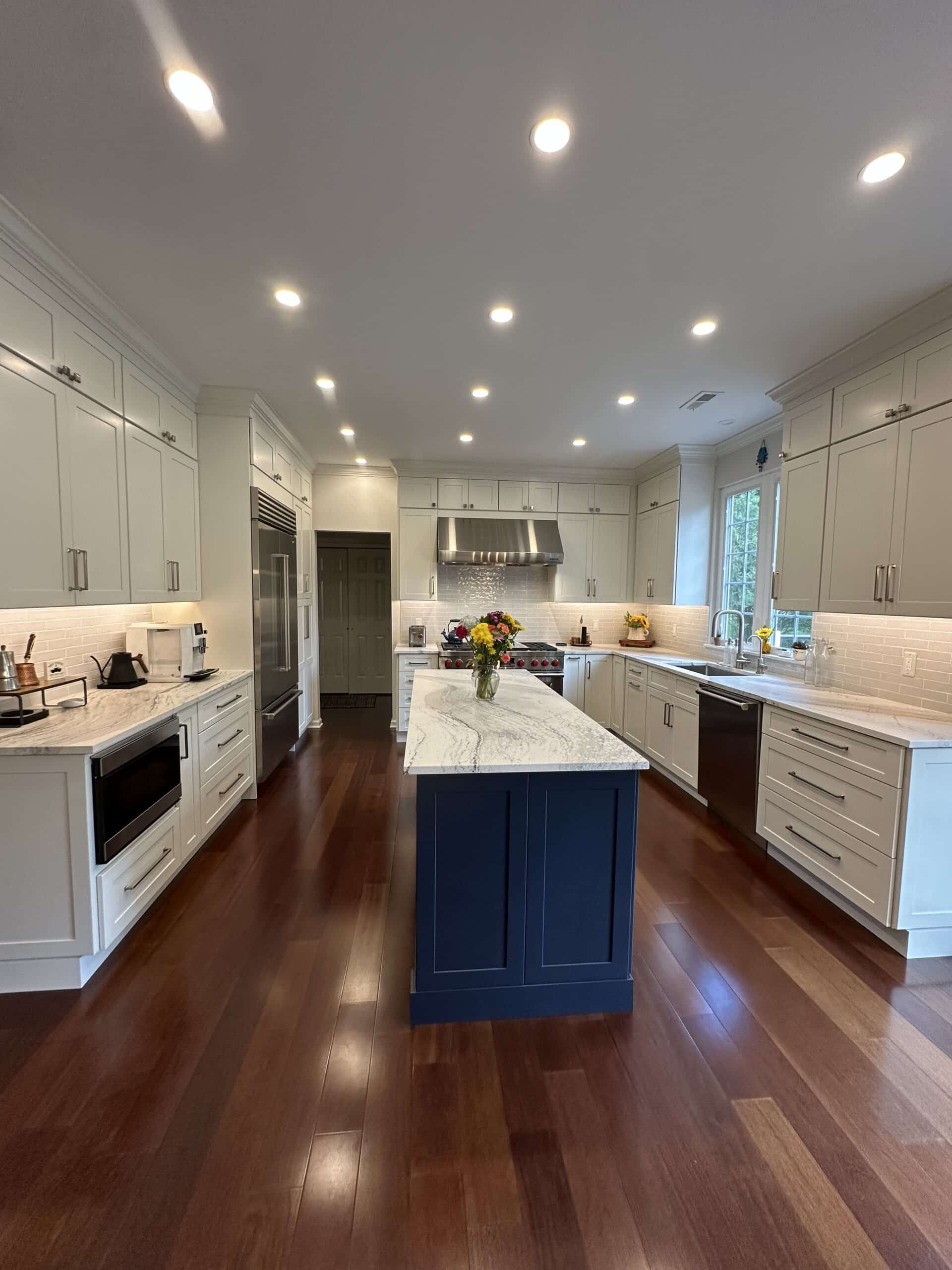 Fabuwood Galaxy two tone kitchen. Located in North Wales PA