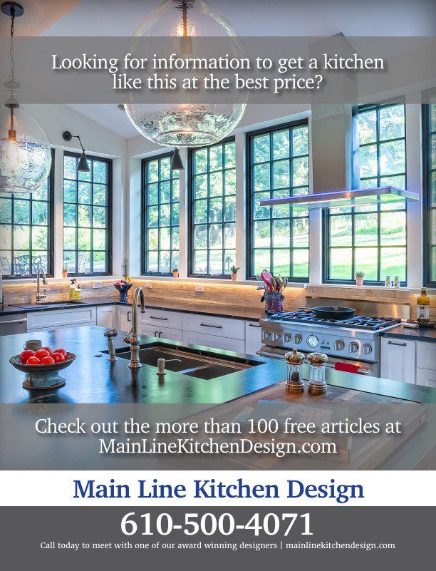 Ad for main line kitchen design 