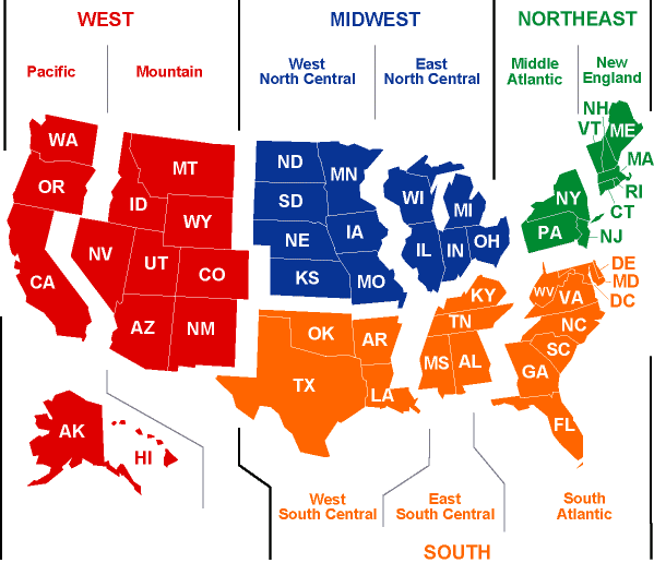 map of dealers