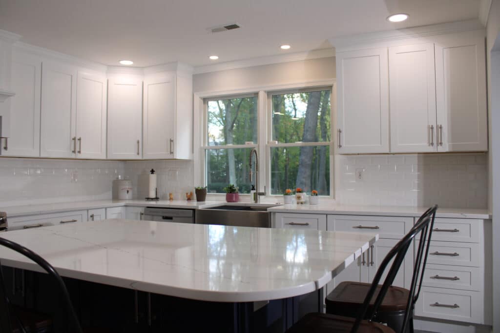 White on White kitchen popular for over ten years