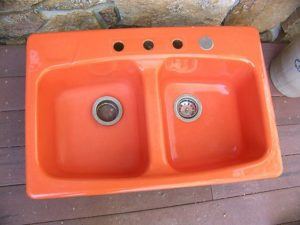 Enameled Drop-in Sink