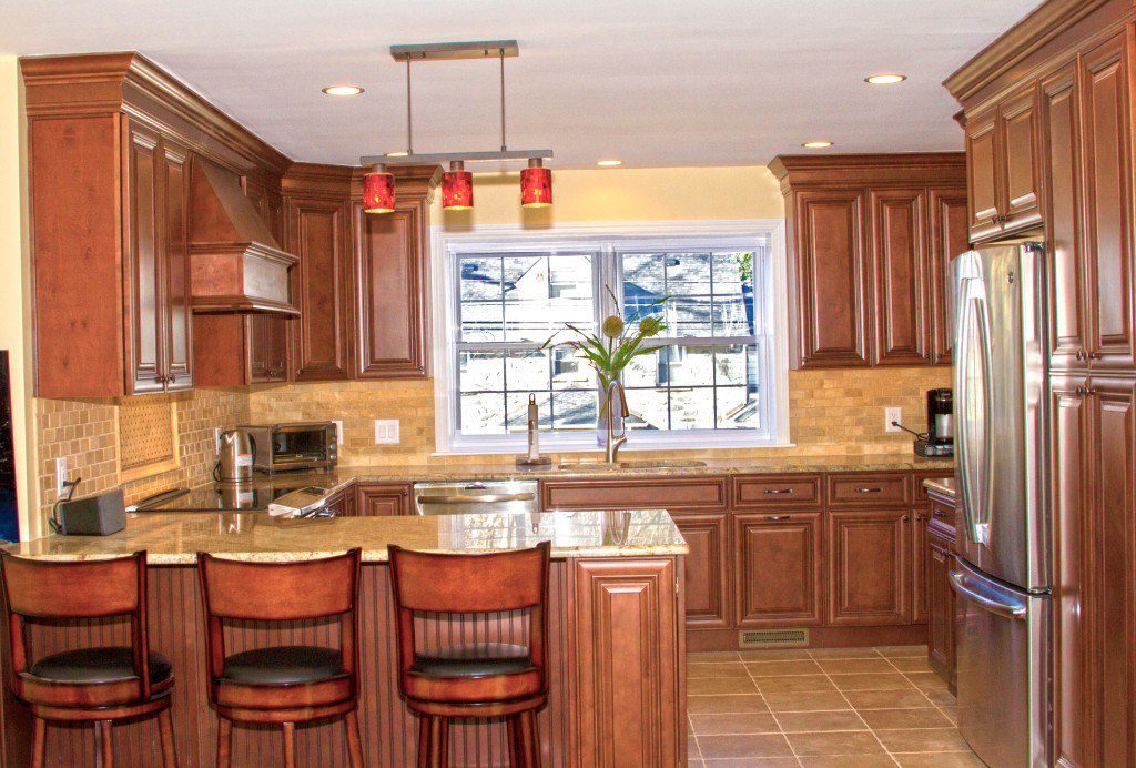 This Bright and Wide kitchen design offers a warm, open feel