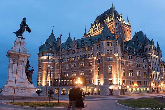 Chateau Frontenac our hotel in Quebec City