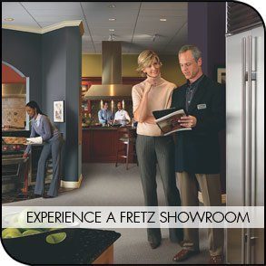 Fretz showroom for selecting appliances