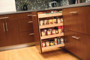 spice pull out a popular cabinet storage solution.